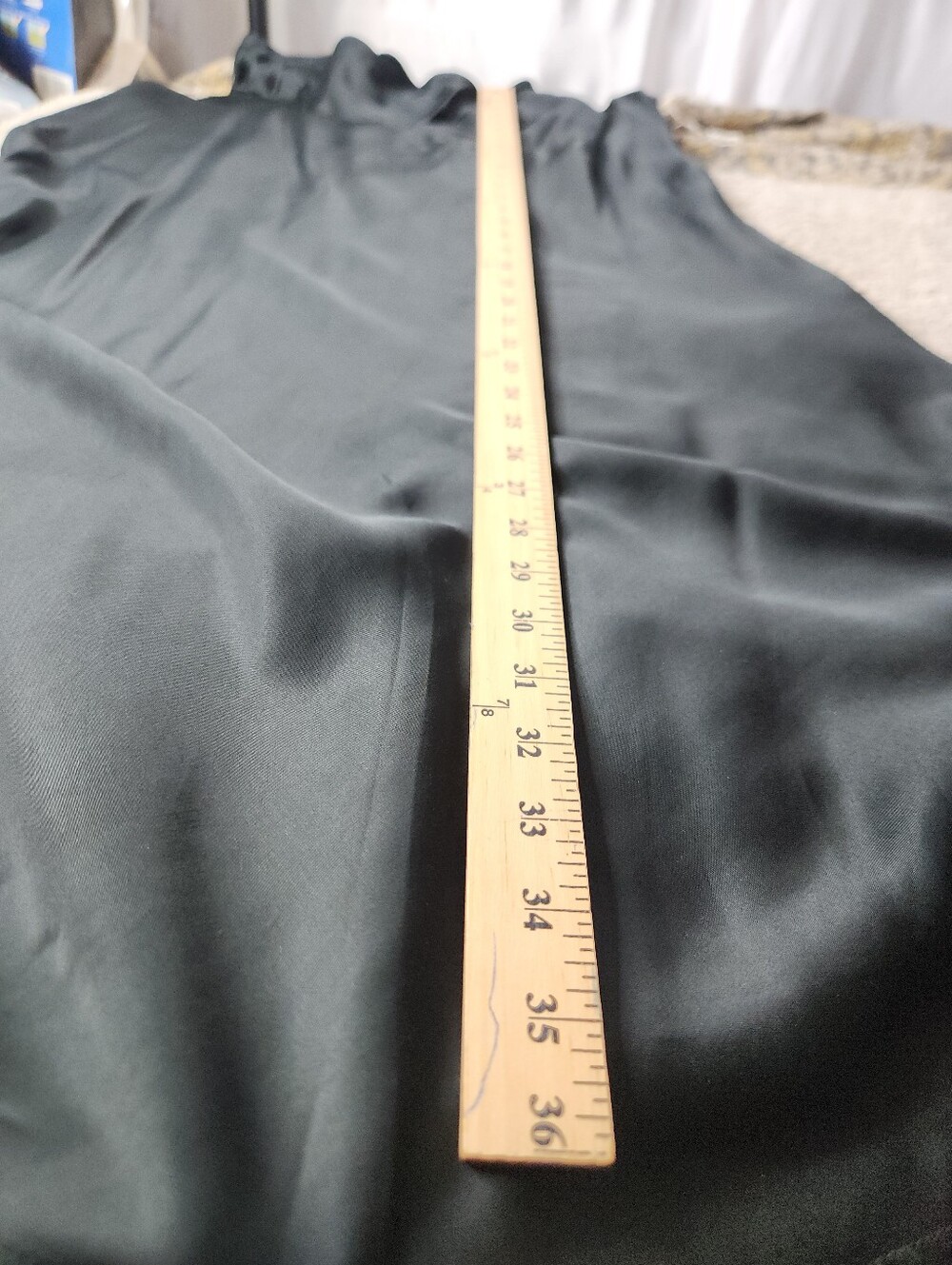 Women's Satin Trumpet Maxi Skirt - Wild Fable Black XXL - Picture 11 of 11